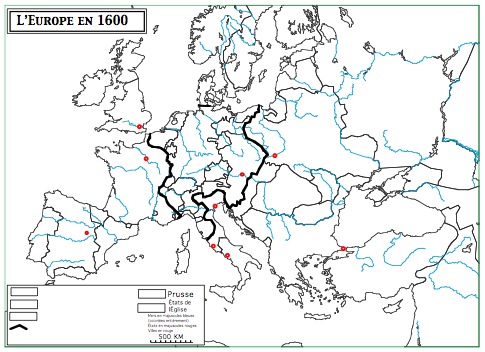 Carte Moderne de l'Europe 